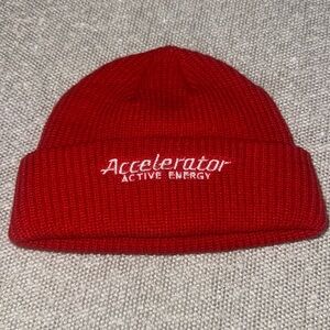 Accelerator energy drink Christmas hat